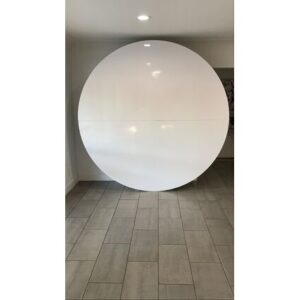vnvevents: 8ft Round Wall- White