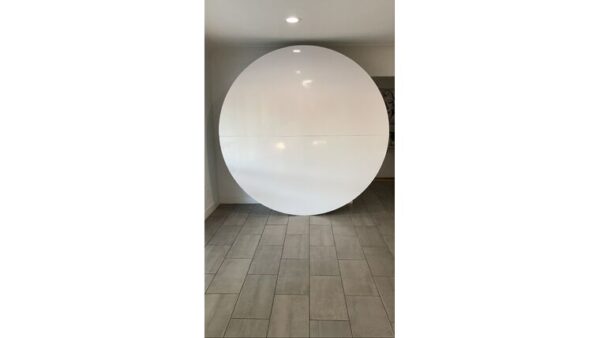 vnvevents: 8ft Round Wall- White