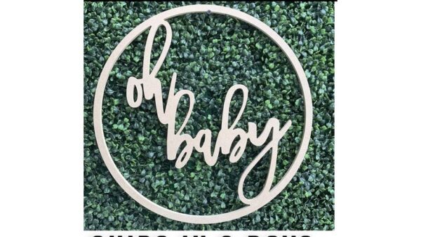 vnvevents: Oh Baby- Hoop Sign