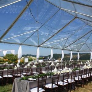 vnvevents: 10X40 Clear Top Frame Tent