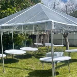 vnvevents: 20x20 Clear Top Frame Tent