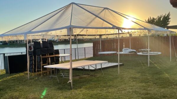 vnvevents: 20x30 Clear Top Frame Tent