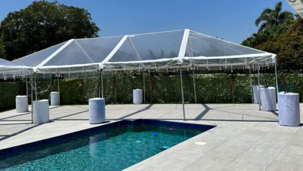 vnvevents: 20x40 Clear Top Frame Tent