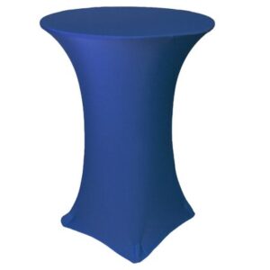 vnvevents: 30 Inch Highboy Cocktail Round Stretch Spandex Table Cover - Royal Blue