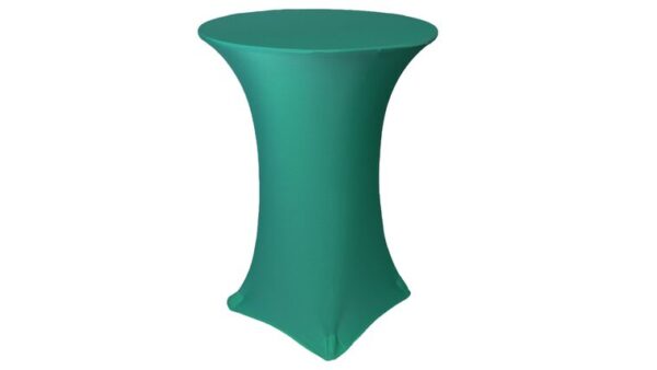 vnvevents: 30 Inch Highboy Cocktail Round Stretch Spandex Table Cover- Teal