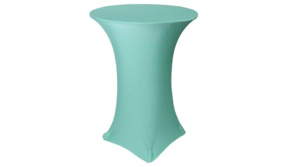 vnvevents: 30 Inch Highboy Cocktail Round Stretch Spandex Table Cover - Tiffany