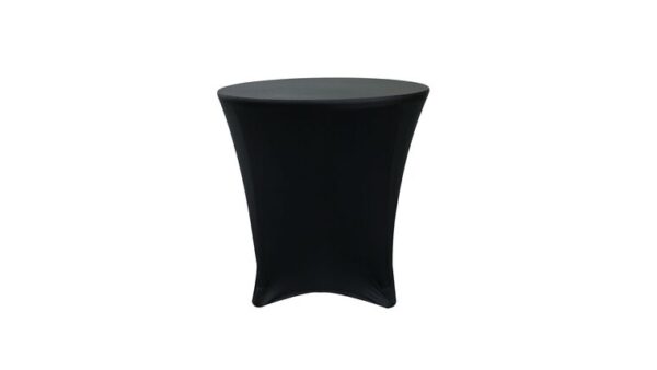 vnvevents: 30 x 30inch Low Cocktail Table Spandex- Black