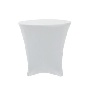 vnvevents: 30 x 30inch Low Cocktail Table Spandex- White