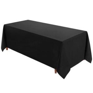 vnvevents: Capri-Dupione Tablecloth 108"x 156" Rectangular Oblong- Black