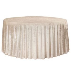 vnvevents: Capri-Dupione Tablecloth 120" Round- Blush