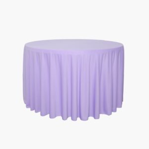 vnvevents: Capri-Dupione Tablecloth 120" Round- Lilac