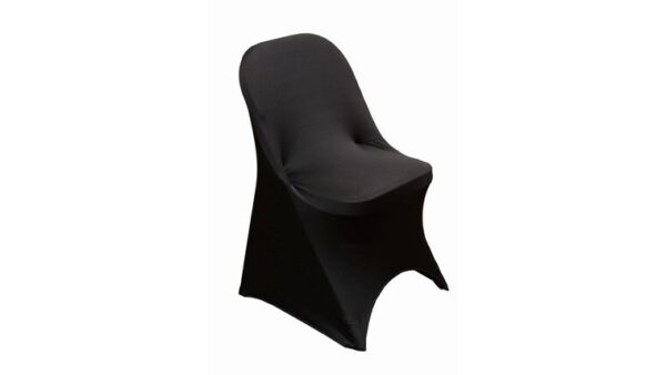 vnvevents: Folding Spandex Chair Cover - Black