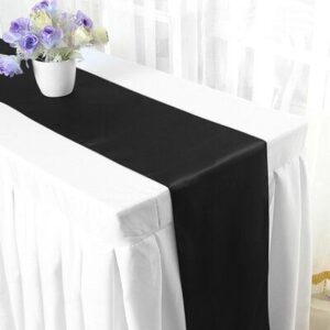 vnvevents: Poly Table Runner - Black