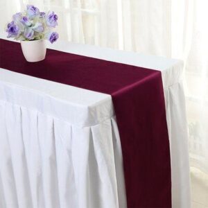 vnvevents: Poly Table Runner - Burgundy