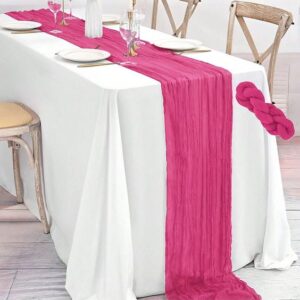 vnvevents: Poly Table Runner - Medium Pink