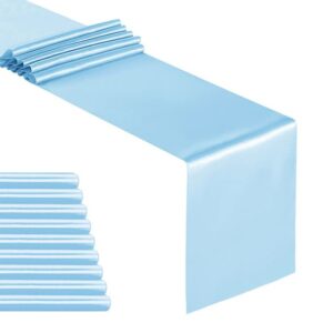 vnvevents: Satin Table Runner - Baby Blue