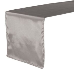 vnvevents: Satin Table Runner - Gray Silver (M)