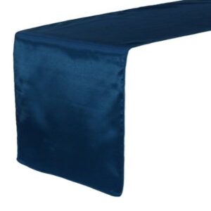 vnvevents: Satin Table Runner - Navy Blue