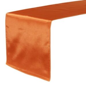 vnvevents: Satin Table Runner - Orange