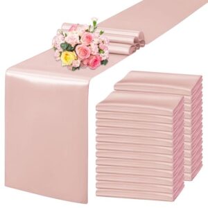 vnvevents: Satin Table Runner - Rose Gold