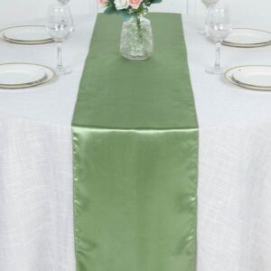 vnvevents: Satin Table Runner - Sage