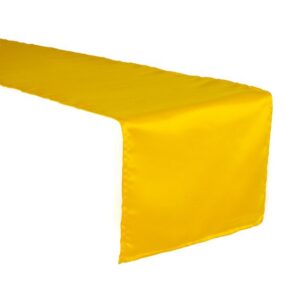 vnvevents: Satin Table Runner -Yellow