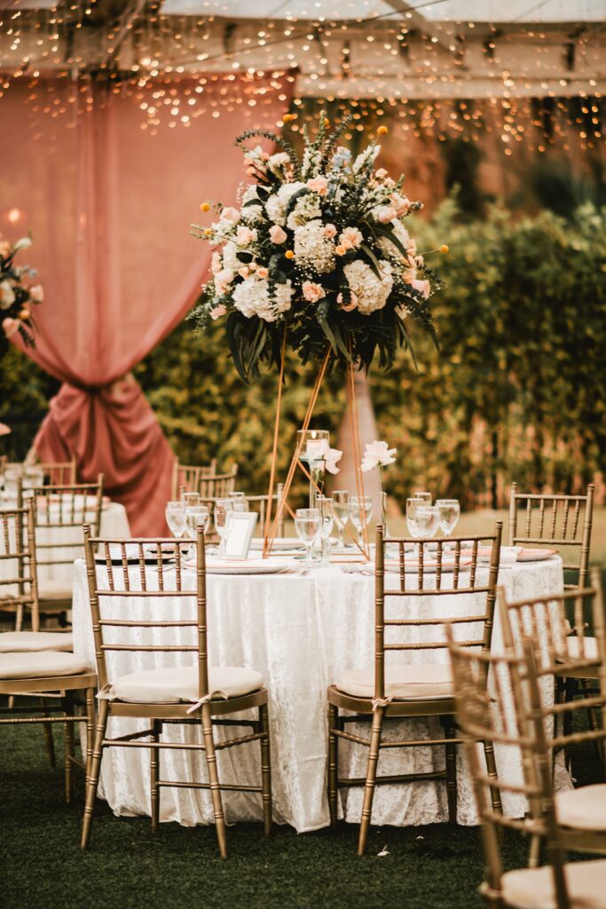 Event decor: Flower rental services in South Florida