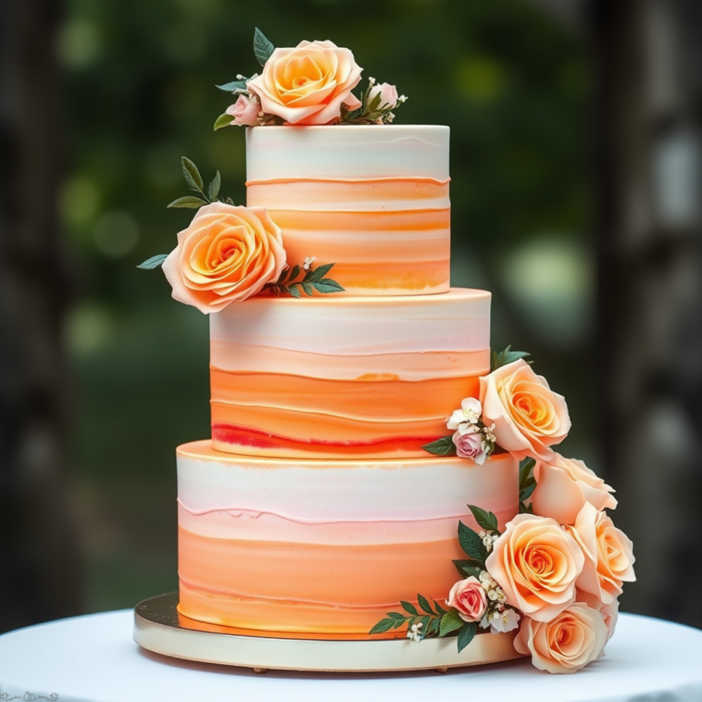 The New Aesthetic of Wedding Cakes 4