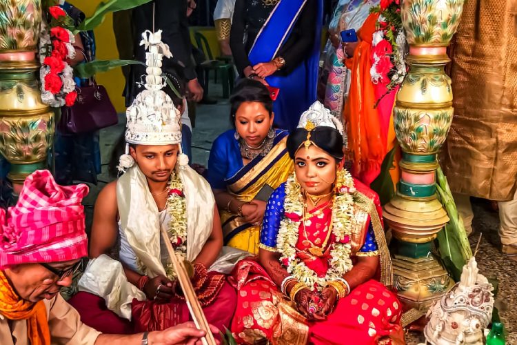 Bengali Hindu wedding,.